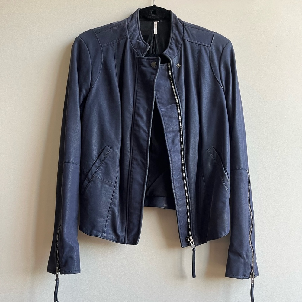 Free People Faux Leather Jacket